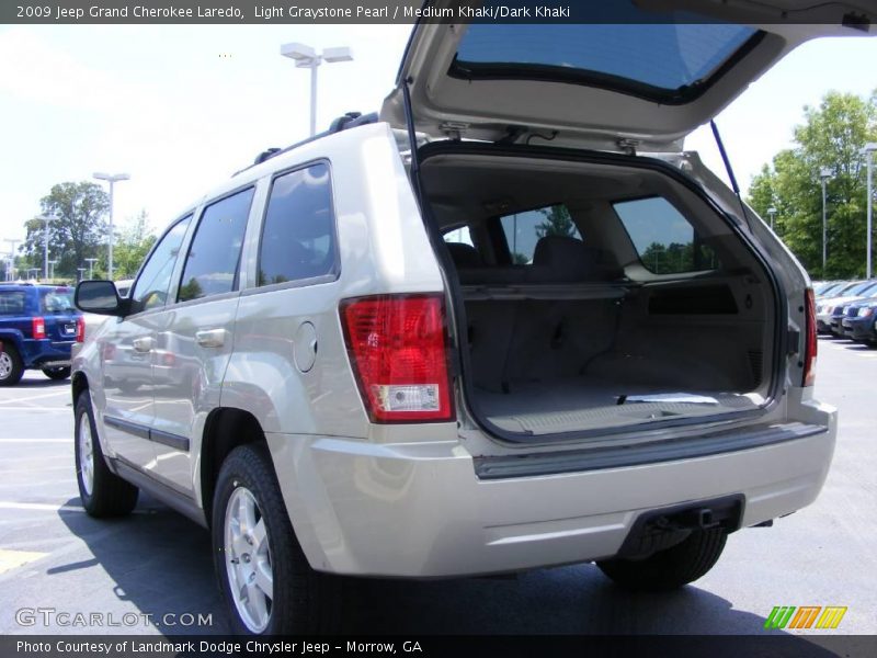 Light Graystone Pearl / Medium Khaki/Dark Khaki 2009 Jeep Grand Cherokee Laredo