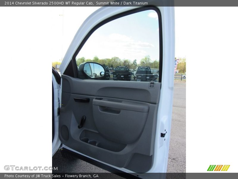 Summit White / Dark Titanium 2014 Chevrolet Silverado 2500HD WT Regular Cab