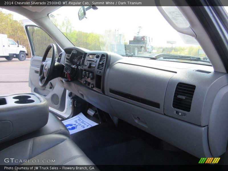 Summit White / Dark Titanium 2014 Chevrolet Silverado 2500HD WT Regular Cab