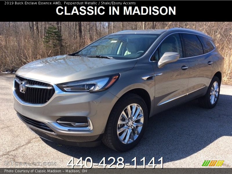 Pepperdust Metallic / Shale/Ebony Accents 2019 Buick Enclave Essence AWD