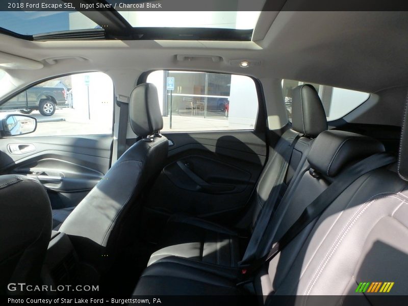 Ingot Silver / Charcoal Black 2018 Ford Escape SEL