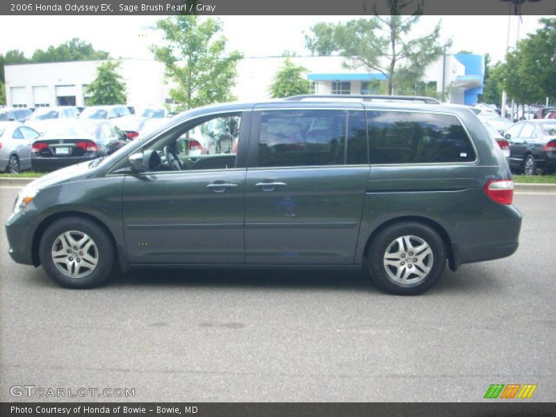 Sage Brush Pearl / Gray 2006 Honda Odyssey EX