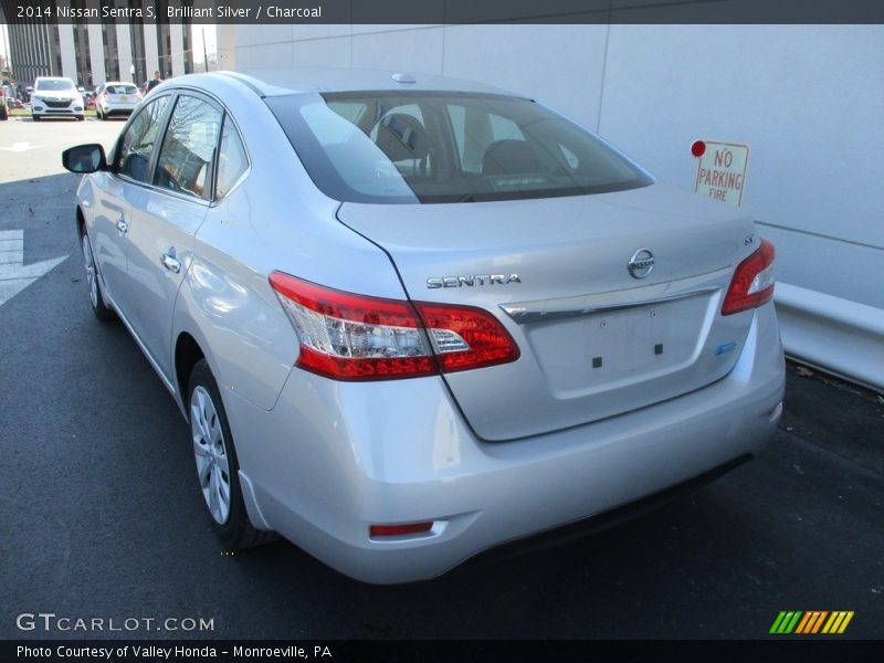 Brilliant Silver / Charcoal 2014 Nissan Sentra S