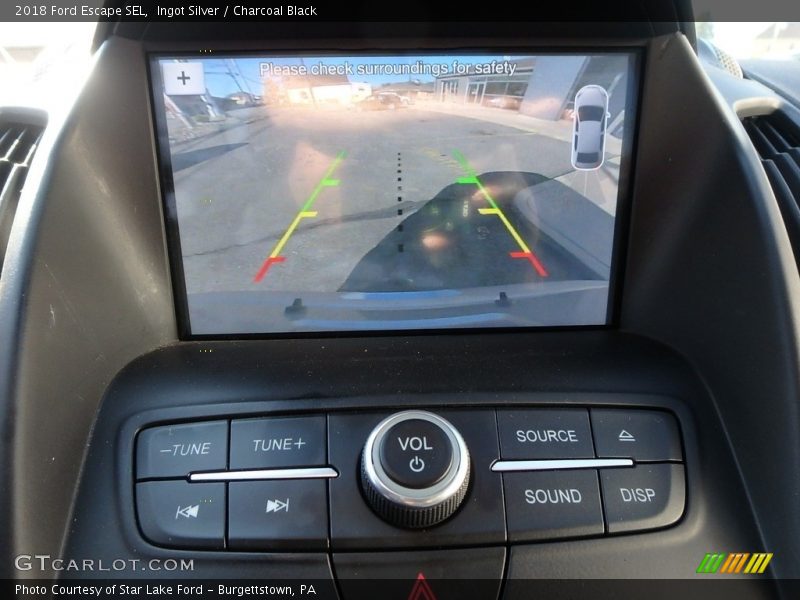 Ingot Silver / Charcoal Black 2018 Ford Escape SEL