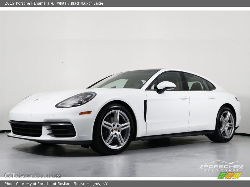 White / Black/Luxor Beige 2019 Porsche Panamera 4