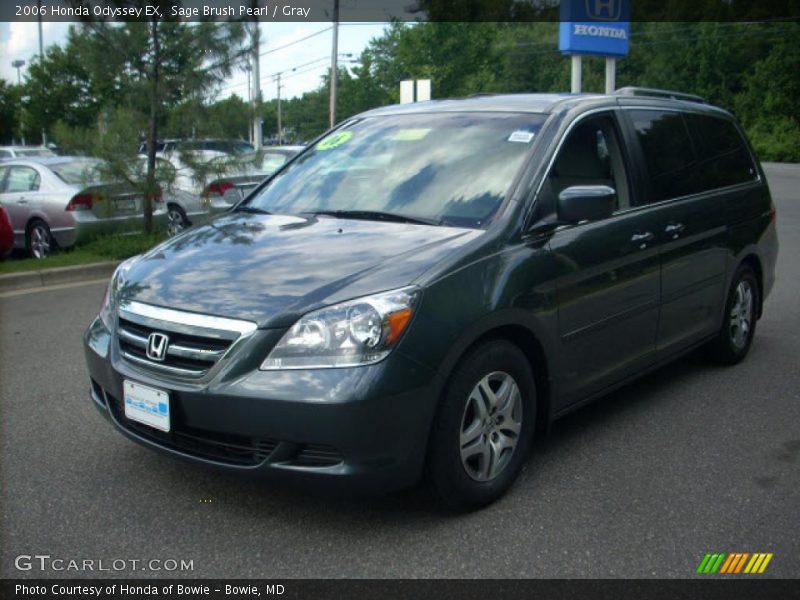Sage Brush Pearl / Gray 2006 Honda Odyssey EX
