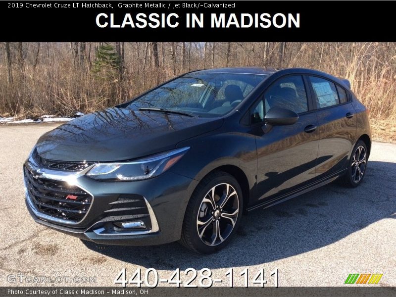 Graphite Metallic / Jet Black/­Galvanized 2019 Chevrolet Cruze LT Hatchback