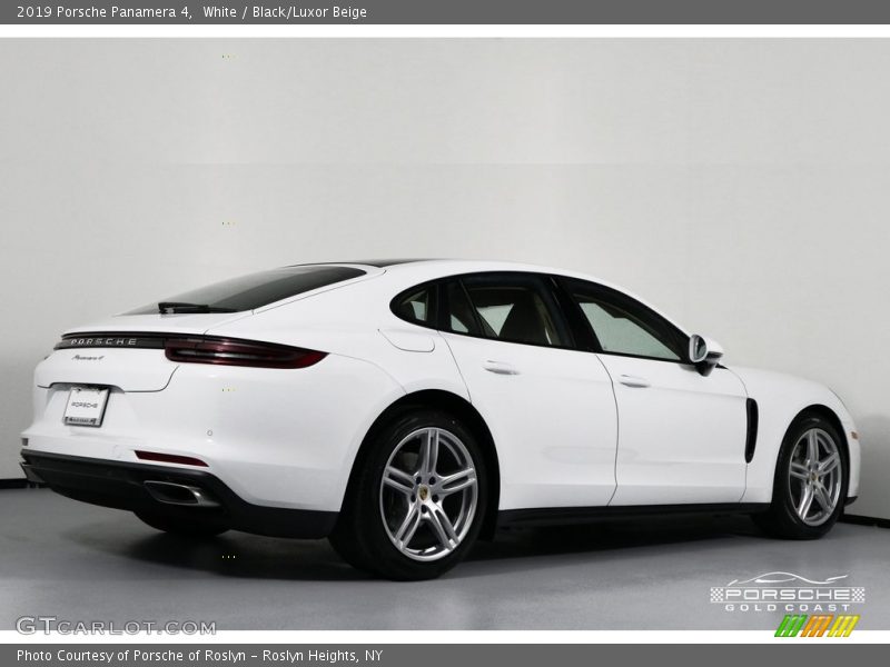 White / Black/Luxor Beige 2019 Porsche Panamera 4