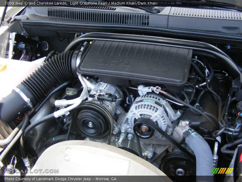 Light Graystone Pearl / Medium Khaki/Dark Khaki 2009 Jeep Grand Cherokee Laredo