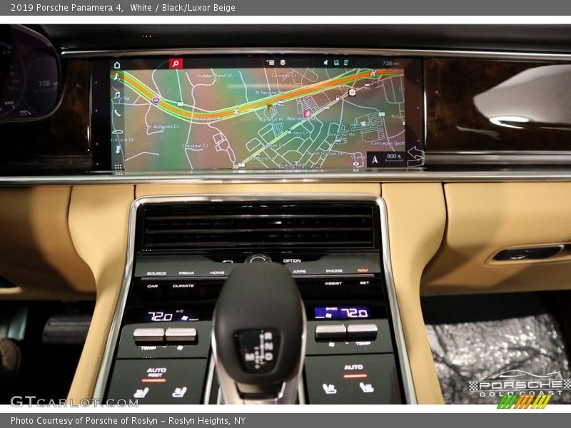 White / Black/Luxor Beige 2019 Porsche Panamera 4
