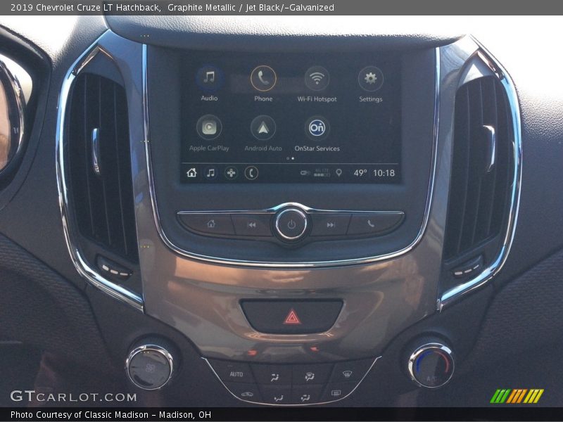 Graphite Metallic / Jet Black/­Galvanized 2019 Chevrolet Cruze LT Hatchback