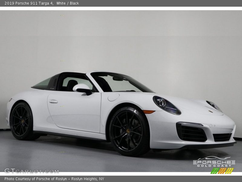 White / Black 2019 Porsche 911 Targa 4