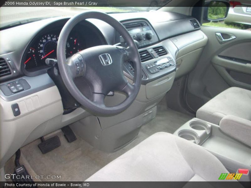 Sage Brush Pearl / Gray 2006 Honda Odyssey EX