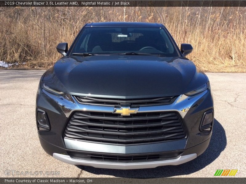 Nightfall Metallic / Jet Black 2019 Chevrolet Blazer 3.6L Leather AWD