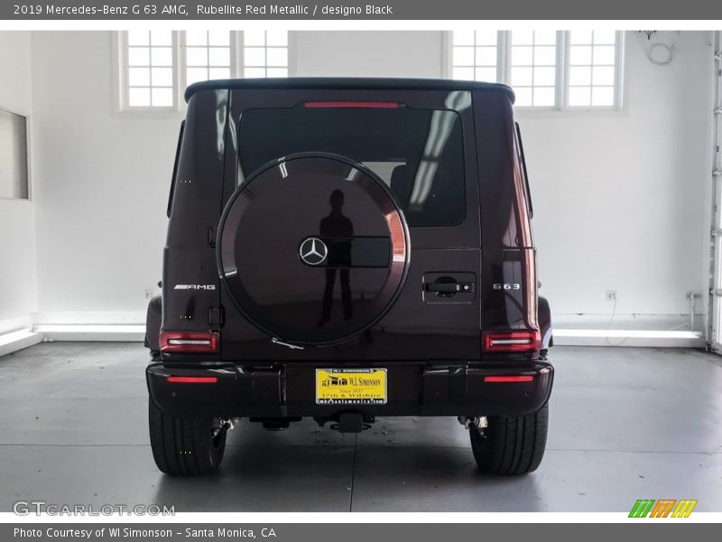 Rubellite Red Metallic / designo Black 2019 Mercedes-Benz G 63 AMG