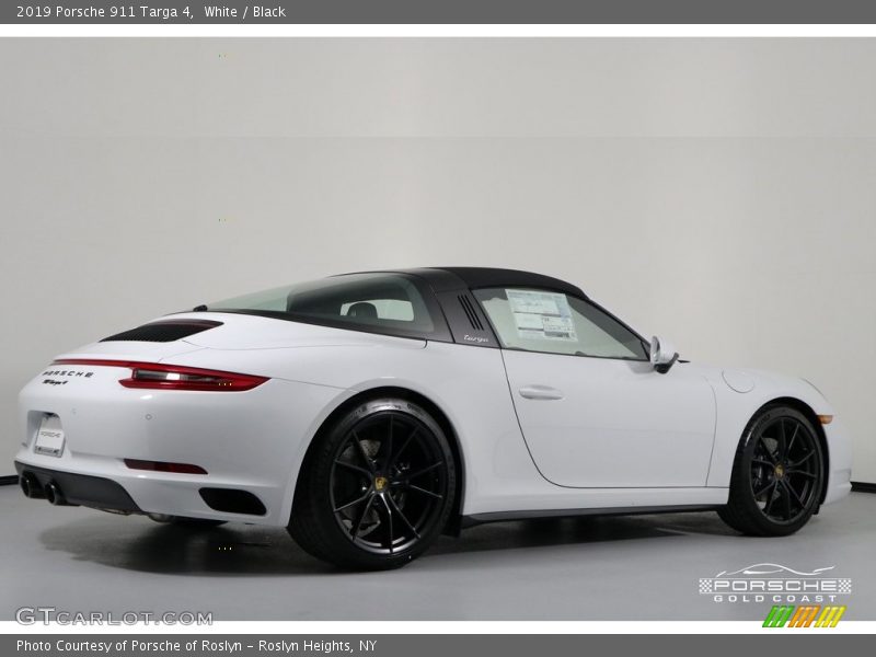 White / Black 2019 Porsche 911 Targa 4