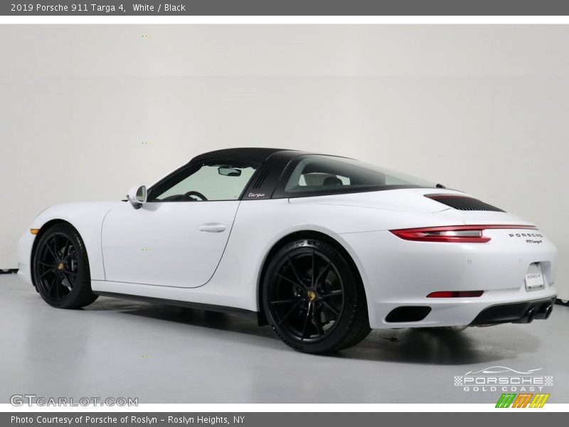 White / Black 2019 Porsche 911 Targa 4