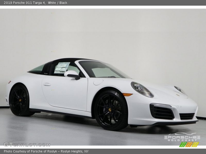 White / Black 2019 Porsche 911 Targa 4