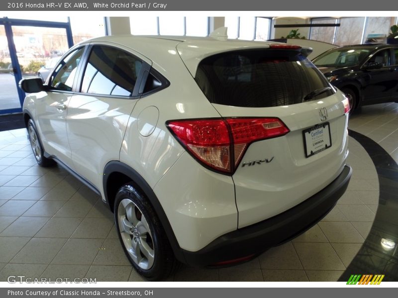 White Orchid Pearl / Gray 2016 Honda HR-V EX AWD
