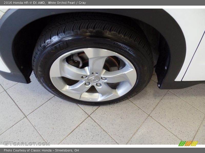 White Orchid Pearl / Gray 2016 Honda HR-V EX AWD