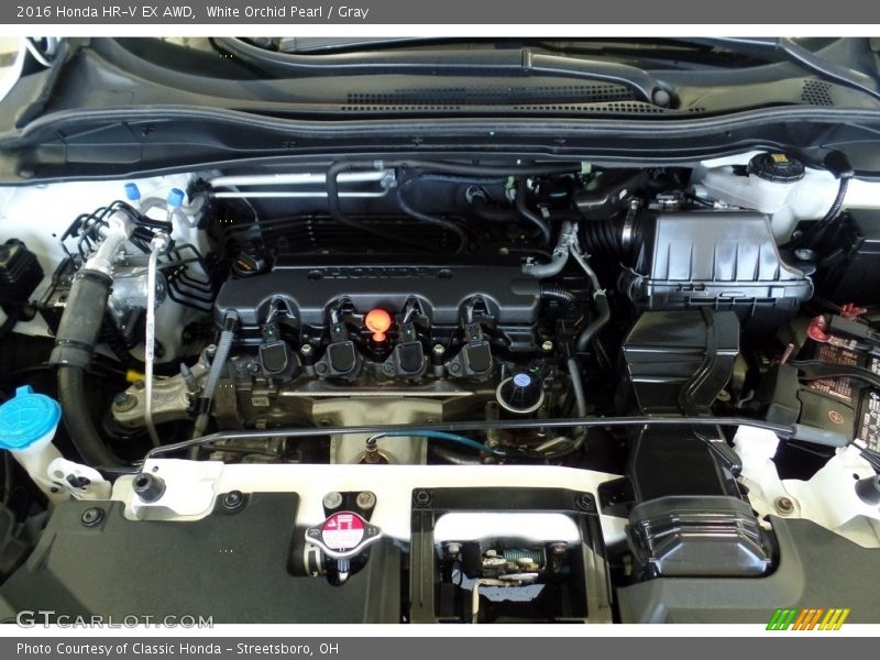 White Orchid Pearl / Gray 2016 Honda HR-V EX AWD