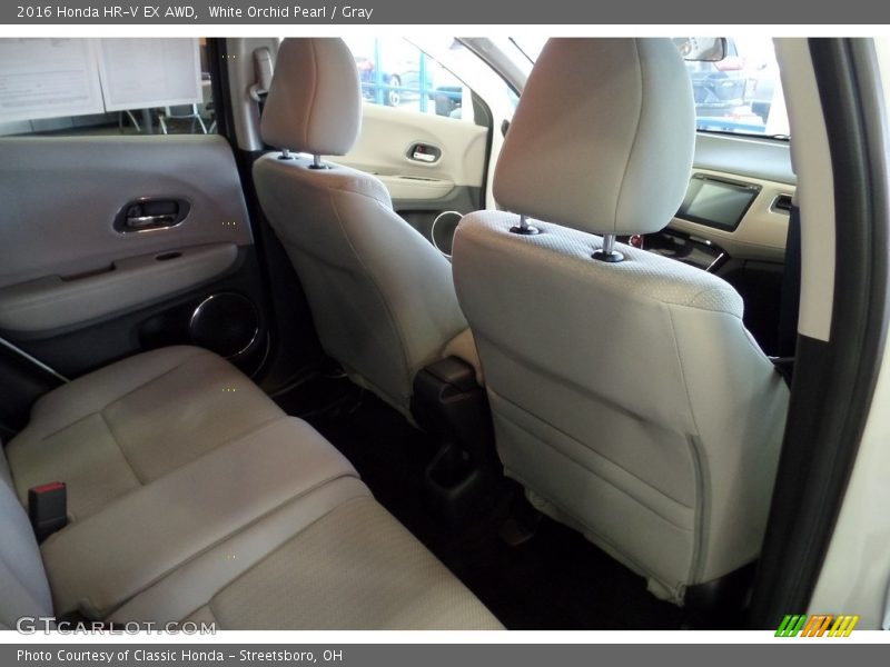 White Orchid Pearl / Gray 2016 Honda HR-V EX AWD