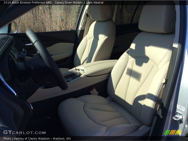 Galaxy Silver Metallic / Light Neutral 2019 Buick Envision Preferred AWD