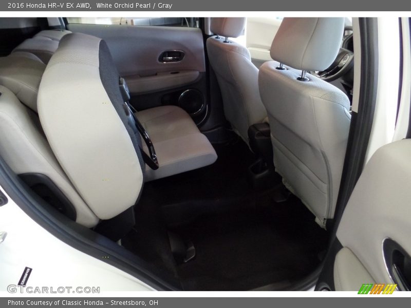 White Orchid Pearl / Gray 2016 Honda HR-V EX AWD