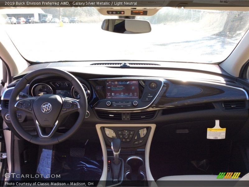 Galaxy Silver Metallic / Light Neutral 2019 Buick Envision Preferred AWD