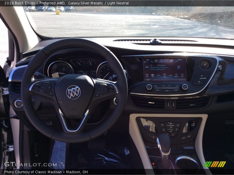 Galaxy Silver Metallic / Light Neutral 2019 Buick Envision Preferred AWD