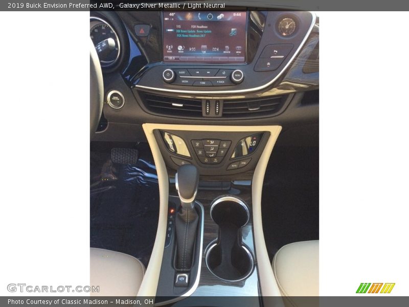 Galaxy Silver Metallic / Light Neutral 2019 Buick Envision Preferred AWD