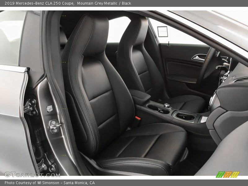 Mountain Grey Metallic / Black 2019 Mercedes-Benz CLA 250 Coupe