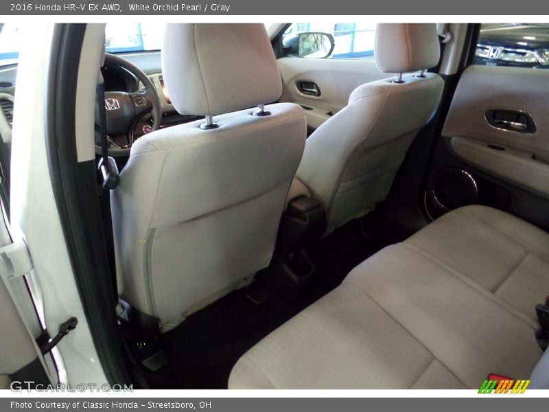 White Orchid Pearl / Gray 2016 Honda HR-V EX AWD