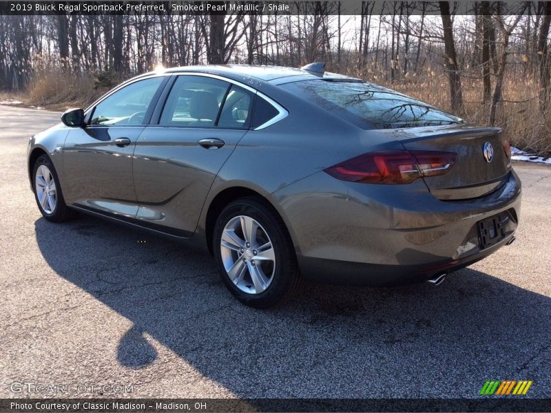 Smoked Pearl Metallic / Shale 2019 Buick Regal Sportback Preferred