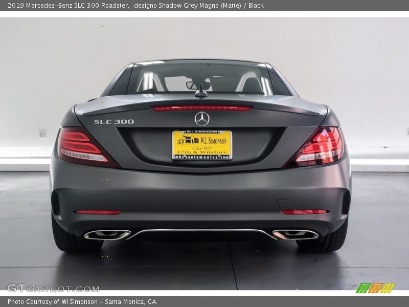 designo Shadow Grey Magno (Matte) / Black 2019 Mercedes-Benz SLC 300 Roadster