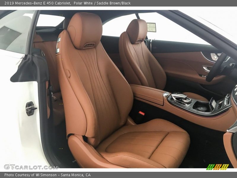 Polar White / Saddle Brown/Black 2019 Mercedes-Benz E 450 Cabriolet