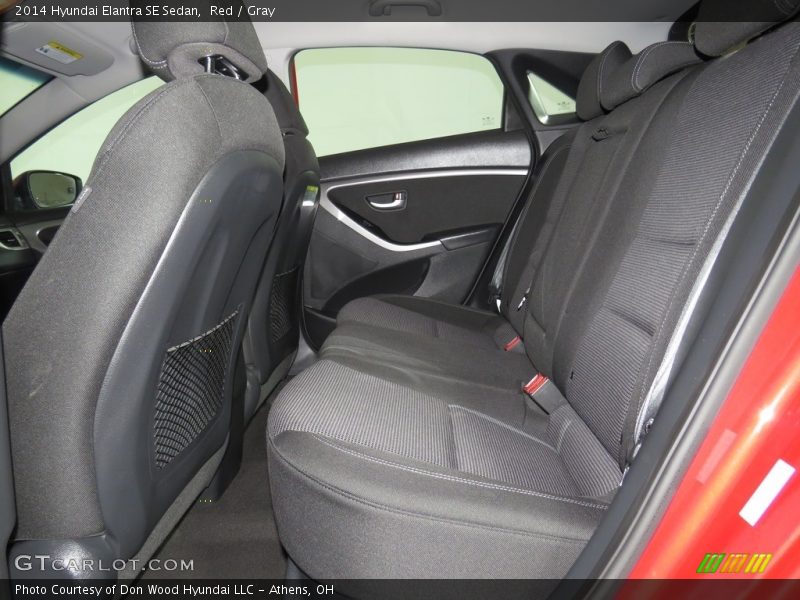 Red / Gray 2014 Hyundai Elantra SE Sedan