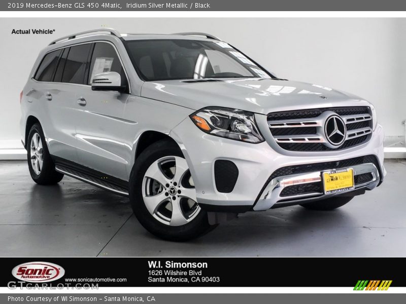 Iridium Silver Metallic / Black 2019 Mercedes-Benz GLS 450 4Matic