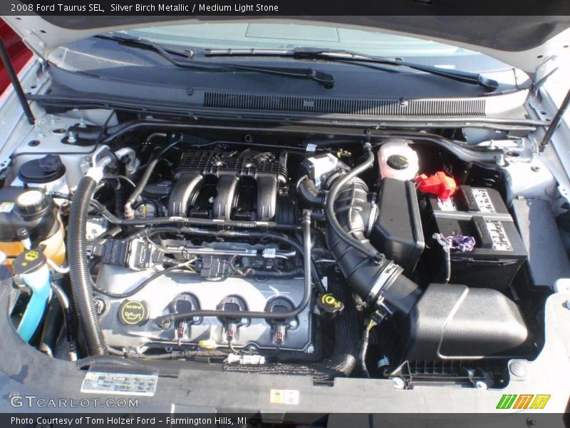 Silver Birch Metallic / Medium Light Stone 2008 Ford Taurus SEL