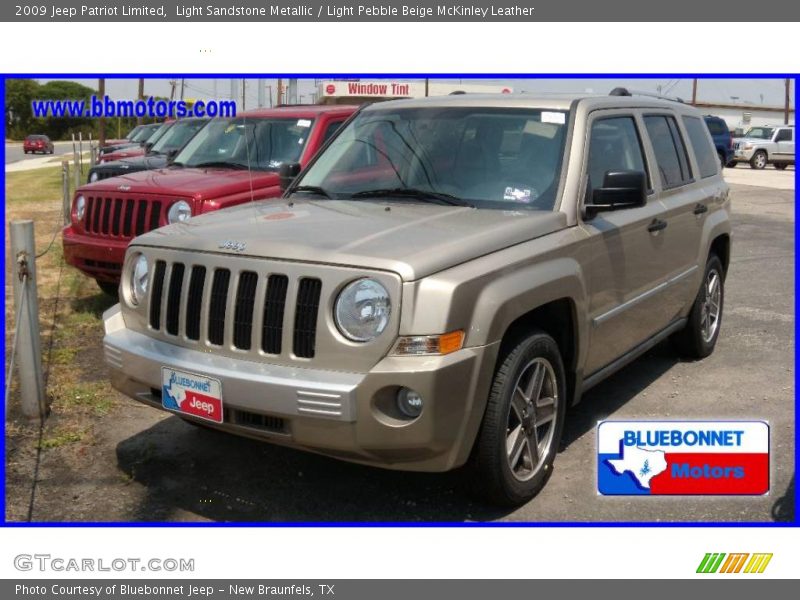 Light Sandstone Metallic / Light Pebble Beige McKinley Leather 2009 Jeep Patriot Limited