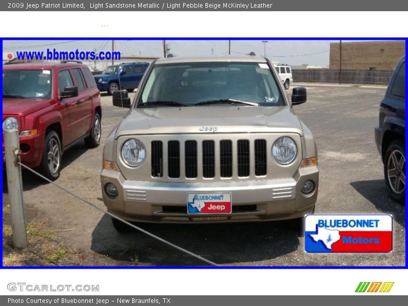 Light Sandstone Metallic / Light Pebble Beige McKinley Leather 2009 Jeep Patriot Limited