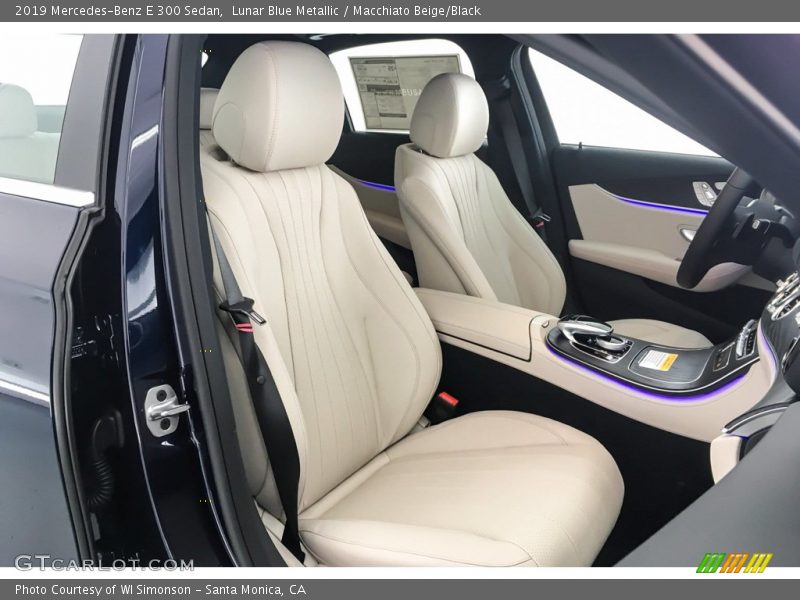 Lunar Blue Metallic / Macchiato Beige/Black 2019 Mercedes-Benz E 300 Sedan