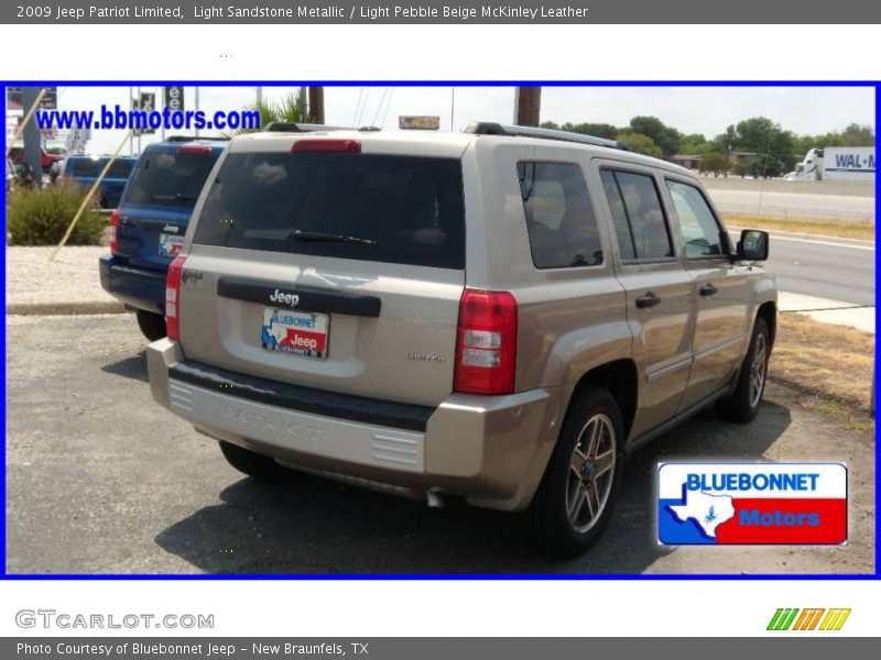 Light Sandstone Metallic / Light Pebble Beige McKinley Leather 2009 Jeep Patriot Limited