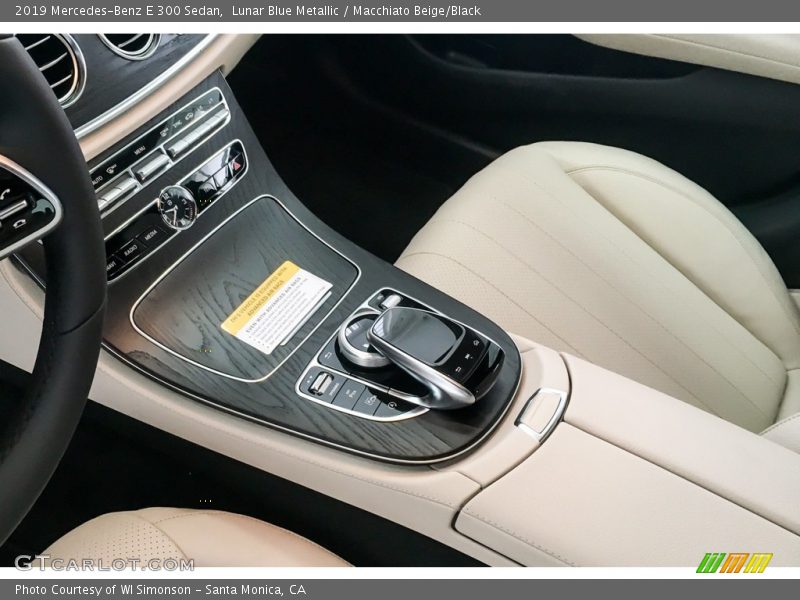 Lunar Blue Metallic / Macchiato Beige/Black 2019 Mercedes-Benz E 300 Sedan
