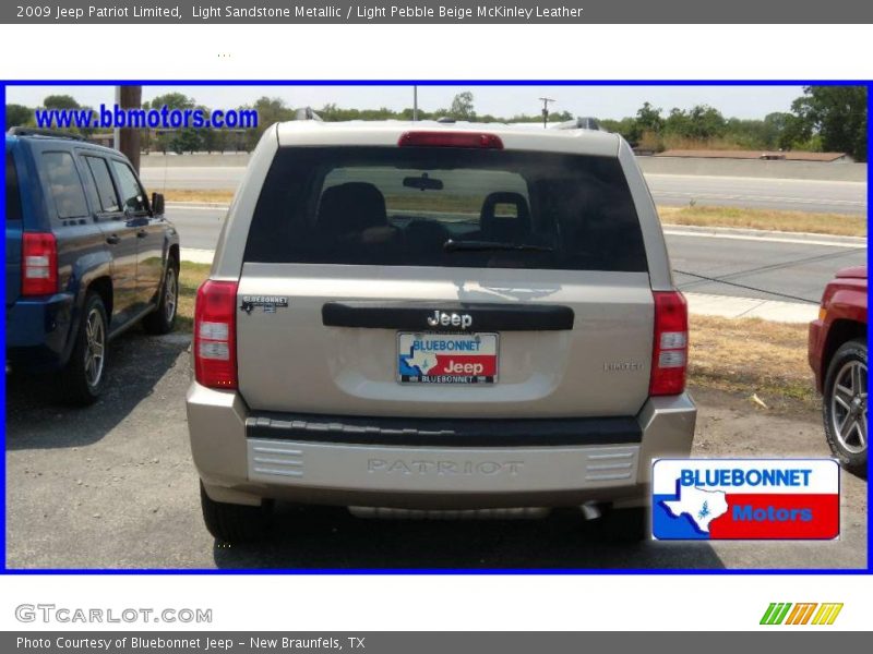 Light Sandstone Metallic / Light Pebble Beige McKinley Leather 2009 Jeep Patriot Limited