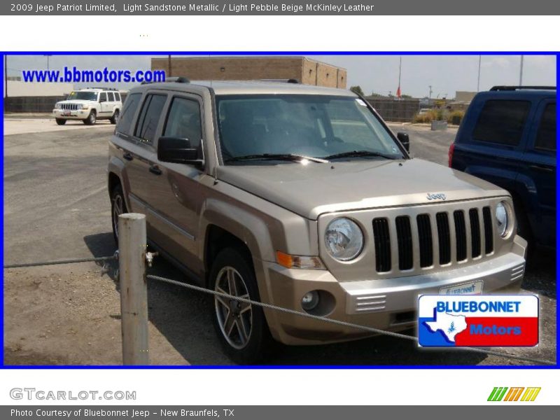 Light Sandstone Metallic / Light Pebble Beige McKinley Leather 2009 Jeep Patriot Limited