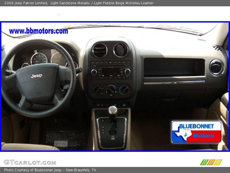 Light Sandstone Metallic / Light Pebble Beige McKinley Leather 2009 Jeep Patriot Limited
