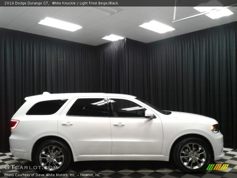 White Knuckle / Light Frost Beige/Black 2019 Dodge Durango GT
