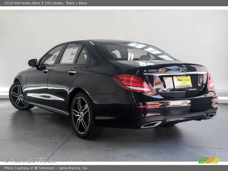 Black / Black 2019 Mercedes-Benz E 300 Sedan