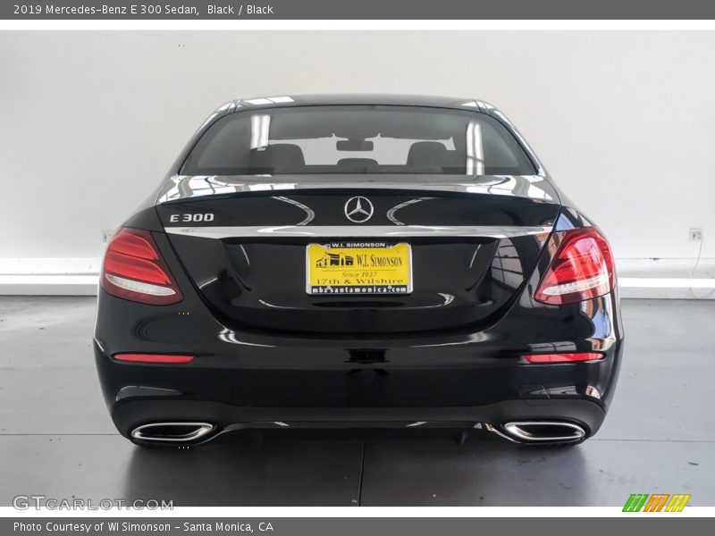 Black / Black 2019 Mercedes-Benz E 300 Sedan